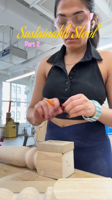 Assembling the sustainable stool, part two